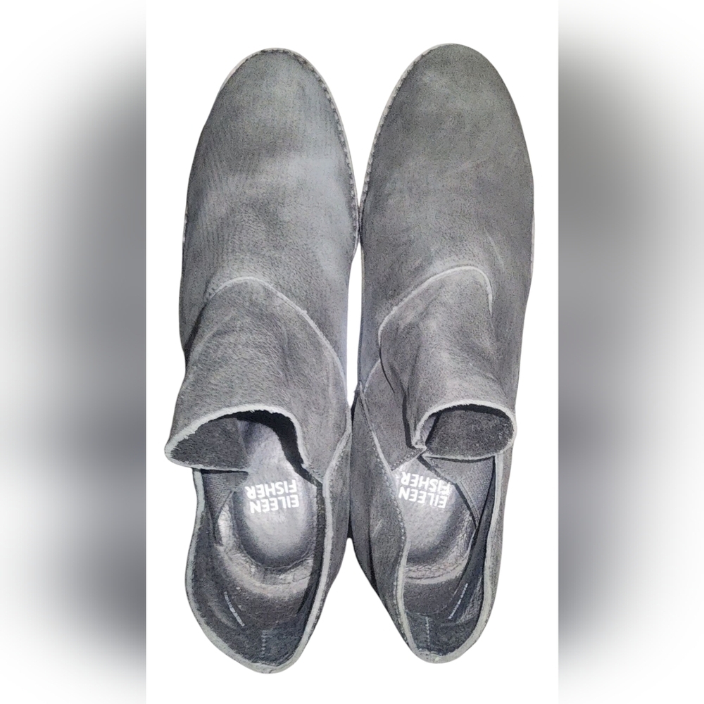 Eileen Fisher Leaf Suede Bootie, Womens 9​ - Picture 9 of 10